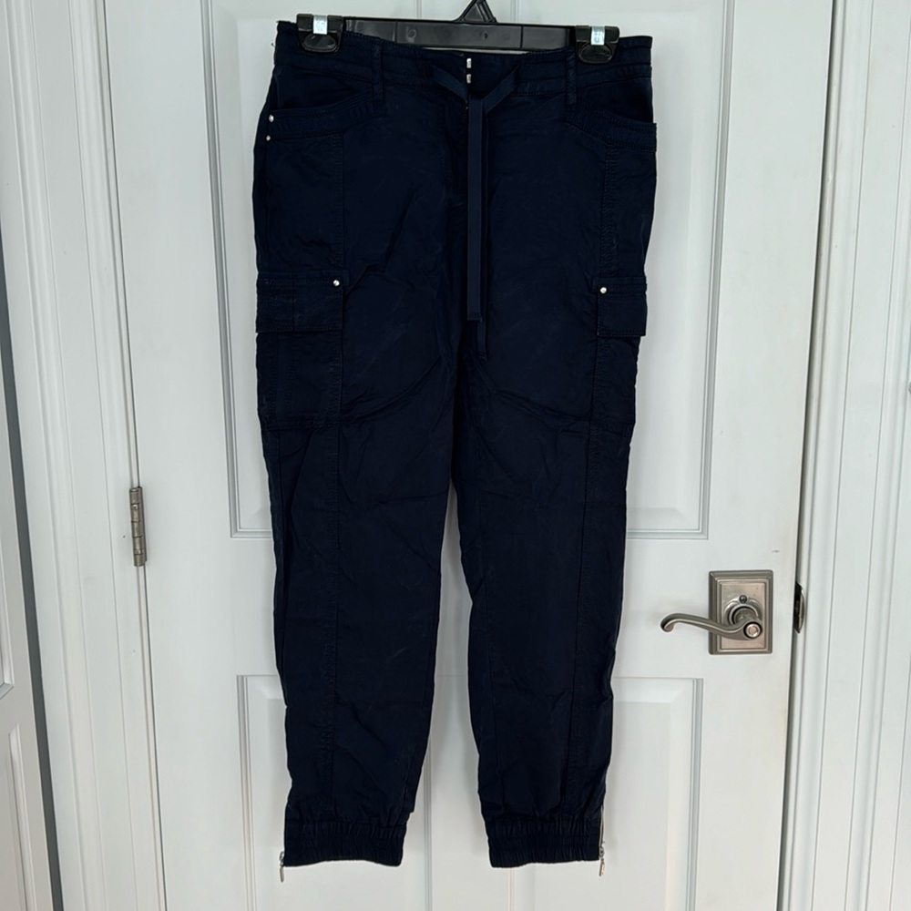 WHBM navy blue pants. Size 2